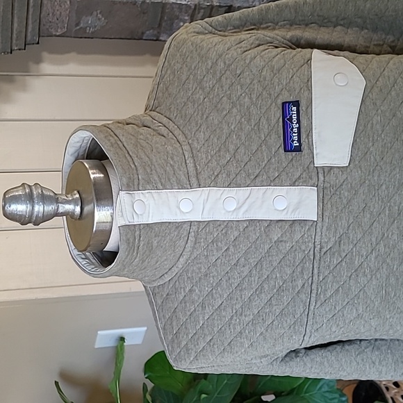 Patagonia  organic cotton  quilted snap  t pullover - Picture 2 of 14